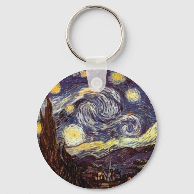 Starry Night Keychain (Front)