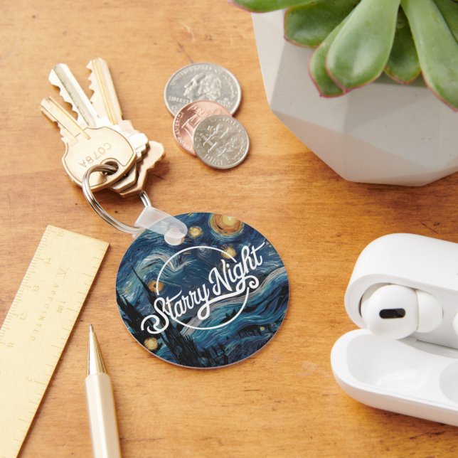 starry night keychain (Desk)