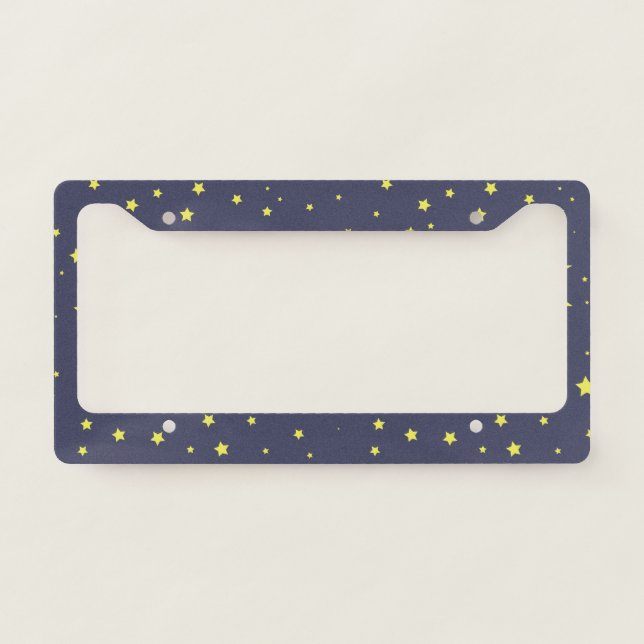 Starry Night License Plate Frame (Front)