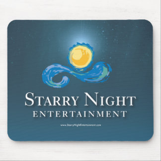 Starry Night Logo Mouse Pad