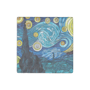 Starry Night:Magnet Stone Magnet