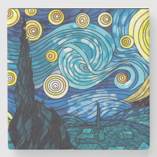 Starry Night Marble Coster Stone Coaster