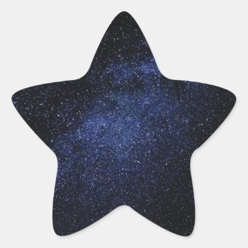 Starry Night_milky Way Star Sticker by colorfulworld at Zazzle