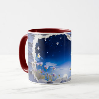 Starry Night & Moon Ceramic Coffee Mug ☕