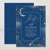 Starry Night Moon Mystical Celestial Baby Shower