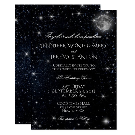 Moon Wedding Invitations 2