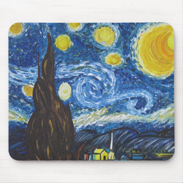 Starry Night Mousepad (Front)