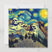Starry Night Mt. Rushmore South Dakota (Front)