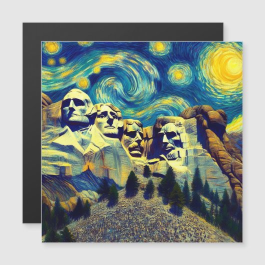 Starry Night Mt. Rushmore South Dakota (Front/Back)