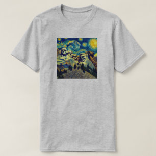 Starry Night Mt. Rushmore South Dakota T-Shirt