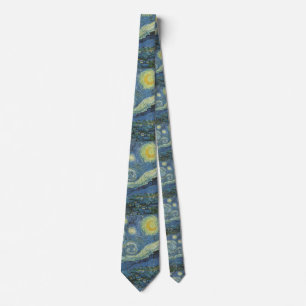 Starry Night Neck Tie