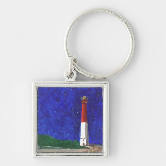 Starry Night Old Barney Keychain (Front)