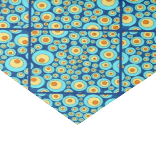 Starry Night On Sea Doodle Diamond Tile Tissue Paper