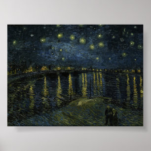 Starry Night on the Rhone by Van Gogh Poster