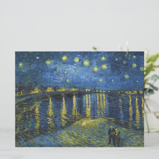 Starry Night on the Rhone by Vincent van Gogh (Standing Front)