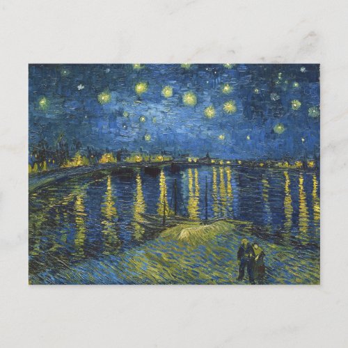 Starry Night on the Rhone by Vincent van Gogh Postcard