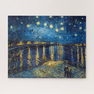 Starry Night on the Rhone Van Gogh Jigsaw Puzzle