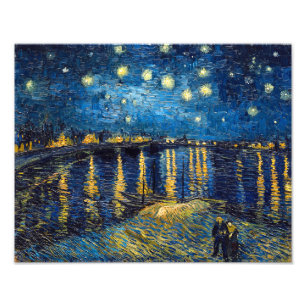 Starry Night on the Rhone Van Gogh Photo Print