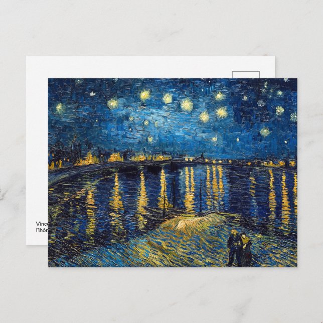 Starry Night on the Rhone | Van Gogh | Postcard (Front/Back)