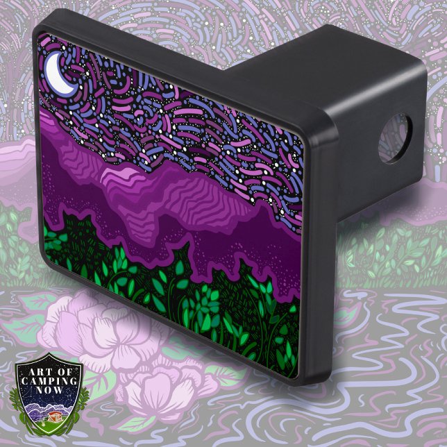 Starry Night Outside Hitch Cover (Creator Uploaded)