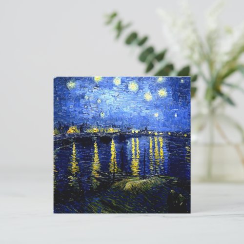 Starry Night over Rhone Card