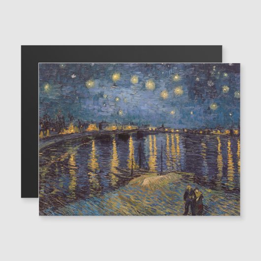 Starry Night Over Rhone River by Vincent Van Gogh (Front/Back)