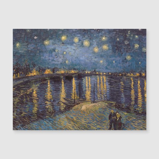 Starry Night Over Rhone River by Vincent Van Gogh (Front)