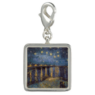 Starry Night Over Rhone River by Vincent Van Gogh Charm