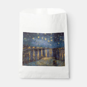 Starry Night Over Rhone River by Vincent Van Gogh Favor Bag