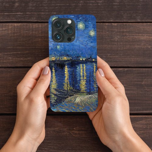 Starry Night over Rhone Vincent van Gogh iPhone 13 Pro Case