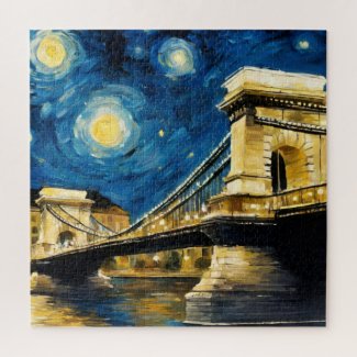 Starry Night Over the Danube