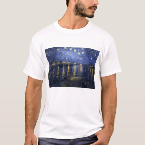 Starry Night over the Rhine T_Shirt _ Van Gogh
