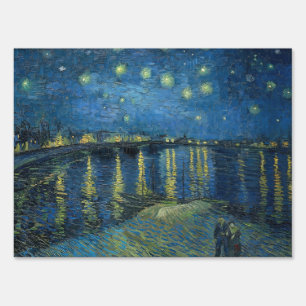 Starry Night Over the Rhone (1888) Vincent van Gog Sign