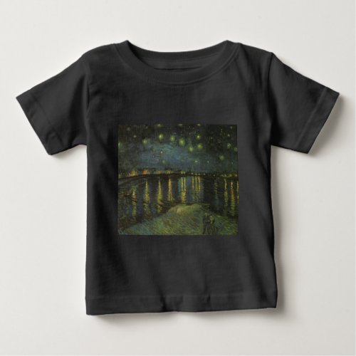 Starry Night Over the Rhone Baby T_Shirt