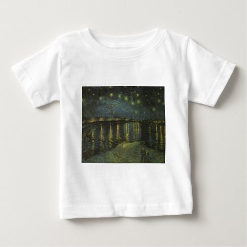 Starry Night Over the Rhone Baby T_Shirt