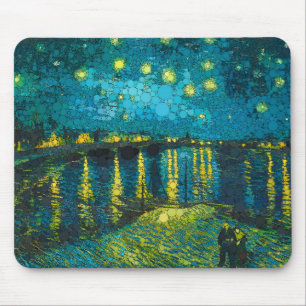 Starry Night Over the Rhone by After Van Gogh Mouse Pad