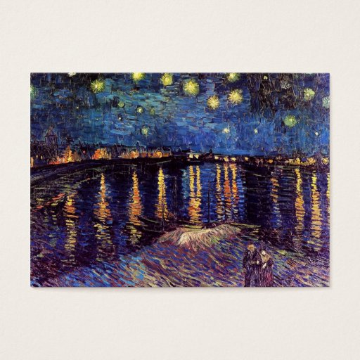 Customizable Starry night over the Rhone by Van Gogh Business Card