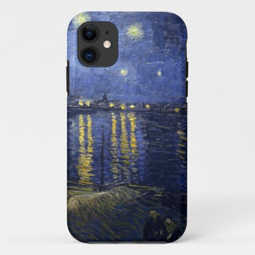 Starry Night Over The Rhone by Van Gogh iPhone 11 Case