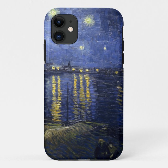 Starry Night Over The Rhone by Van Gogh Case-Mate iPhone Case (Back)