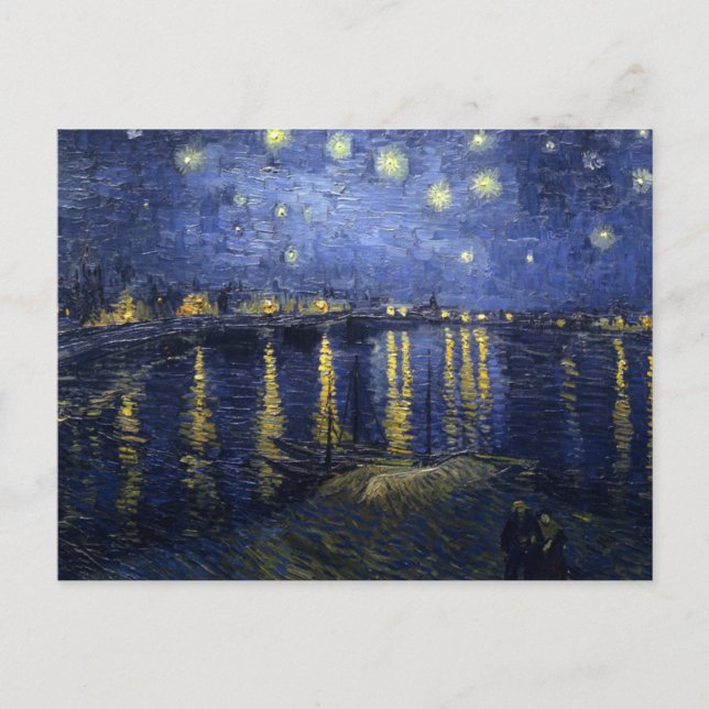 Starry Night Over The Rhone by Van Gogh Postcard (Front)