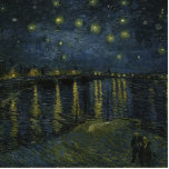 Starry Night Over the Rhone by Van Gogh Statuette<br><div class="desc">Starry Night Over the Rhone (September 1888) is one of Vincent van Gogh's paintings of Arles at night; it was painted at a spot on the river bank that was only a minute or two's walk from the Yellow House on the Place Lamartine which Van Gogh was renting at the...</div>