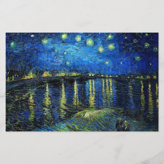 Starry Night Over the Rhone by Vincent Van Gogh (Front)
