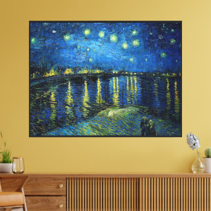 Starry Night Over the Rhone by Vincent van Gogh Canvas Print