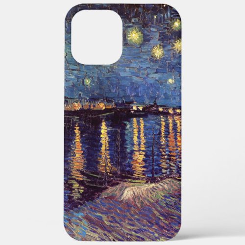 Starry Night Over the Rhone by Vincent van Gogh iPhone 12 Pro Max Case