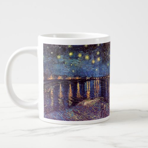 Starry Night Over the Rhone by Vincent van Gogh Giant Coffee Mug