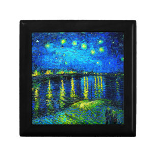 Starry Night Over the Rhone by Vincent Van Gogh Gift Box