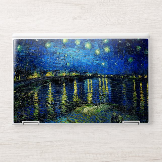 Starry Night Over the Rhone by Vincent Van Gogh HP Laptop Skin (Front)