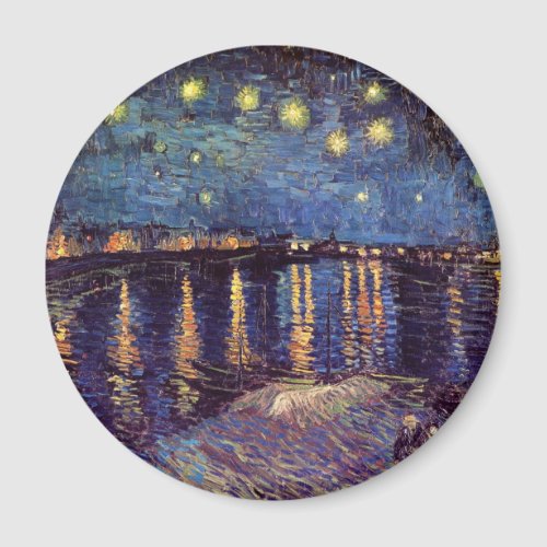 Starry Night Over the Rhone by Vincent van Gogh Magnet