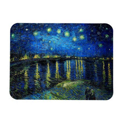 Starry Night Over the Rhone by Vincent Van Gogh Magnet