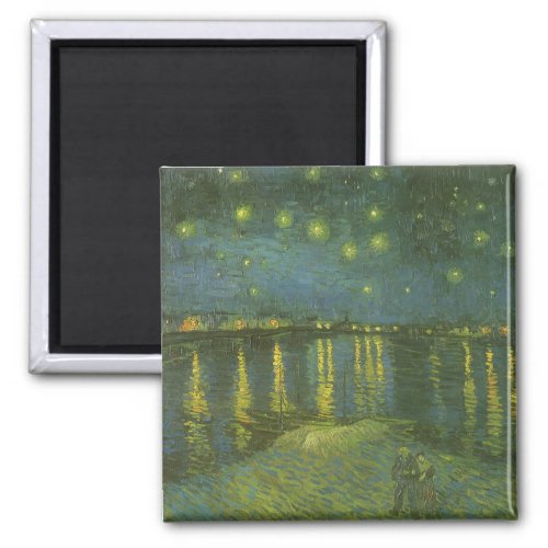 Starry Night Over the Rhone by Vincent van Gogh Magnet